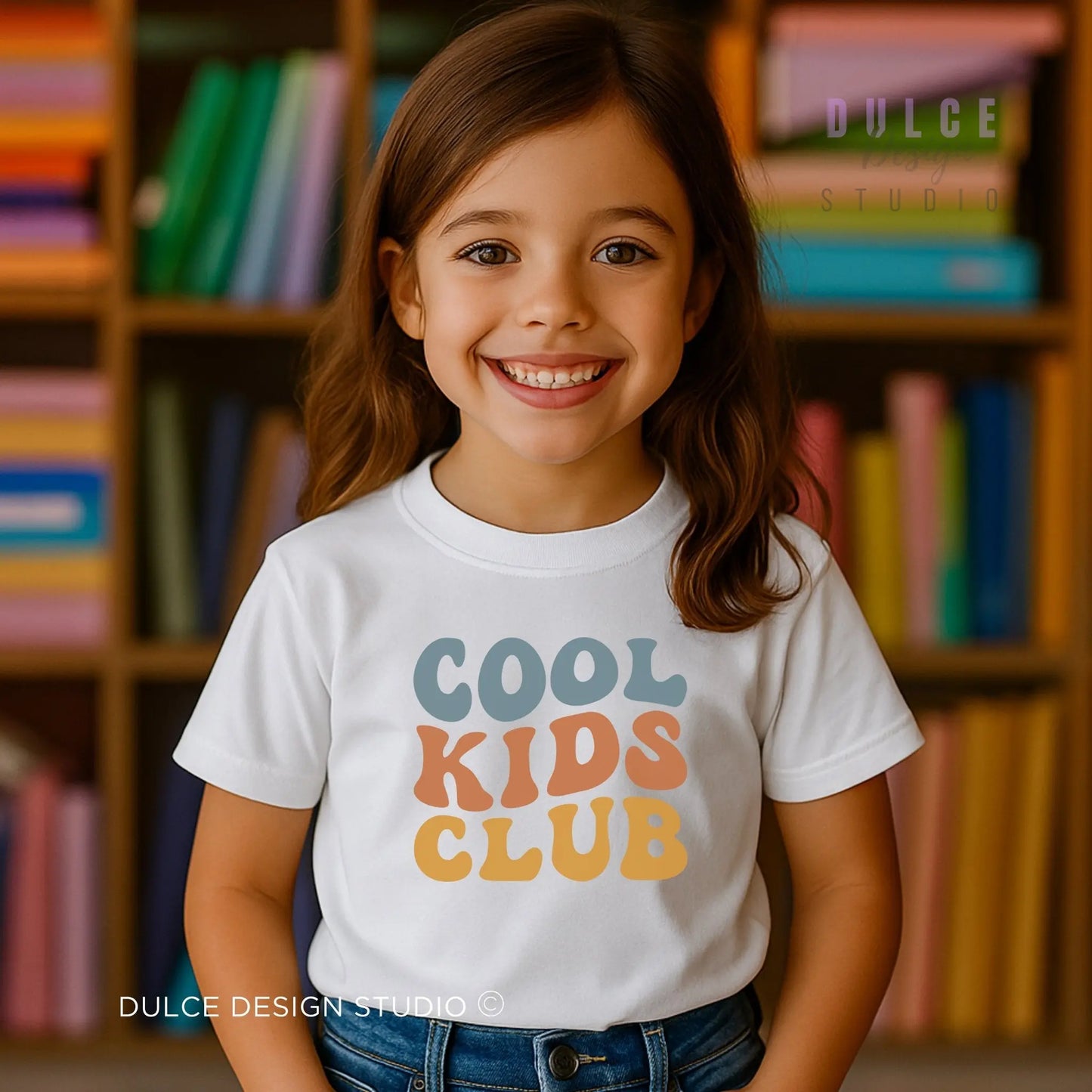 Cool Kids Club – Retro Youth Graphic Tee - Dulce Design Studio