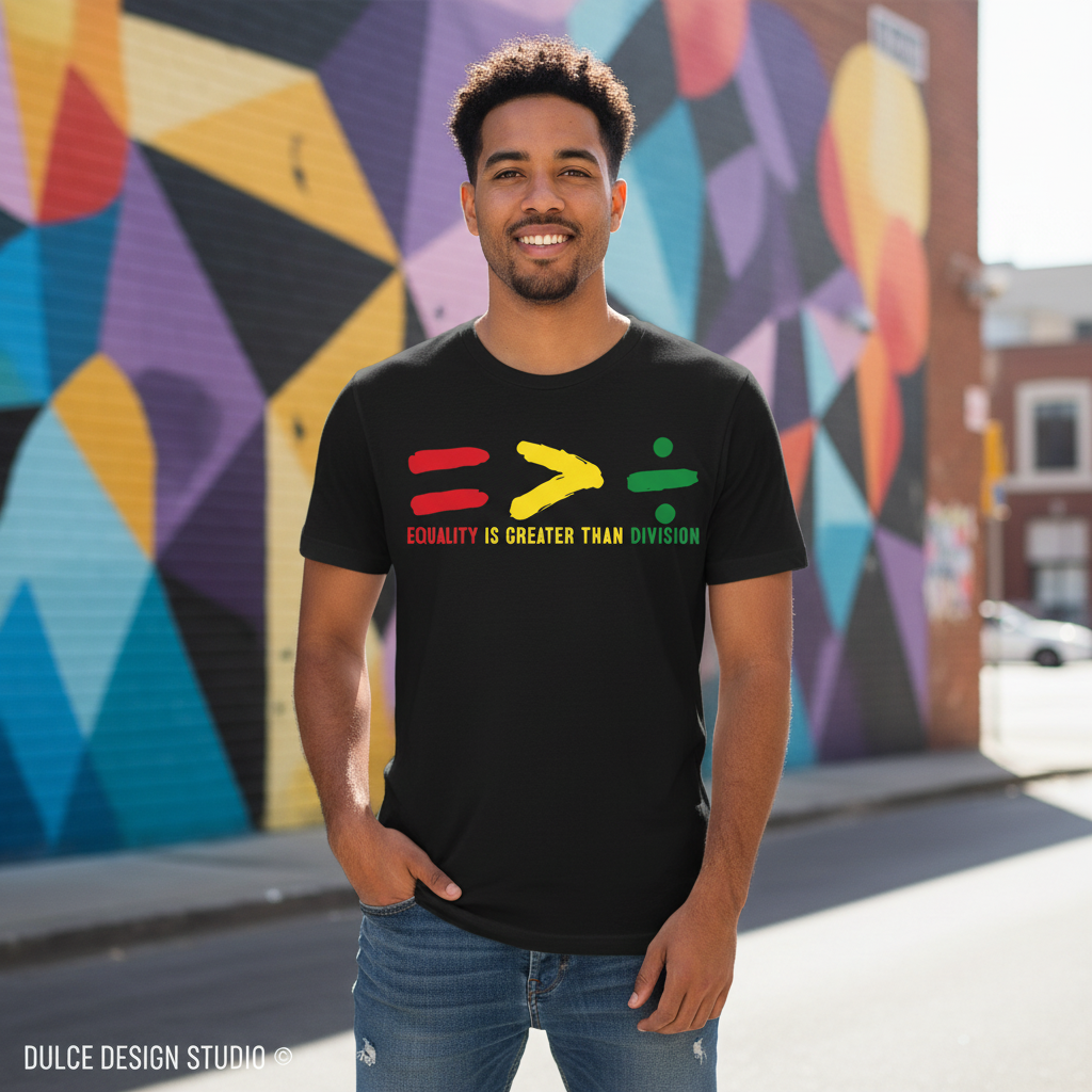 Equality Is Greater Than Division Urban Lifestyle Mockup
