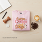 Flat lay of Coffee and Dogs Sweatshirt