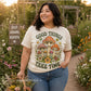 Good Things Take Time– Vintage Mushroom Floral  Tee