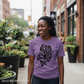 I AM BLACK HISTORY purple shirt mockup
