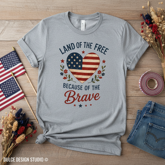 Land of the Free – Heather Bella Canvas Flat Lay