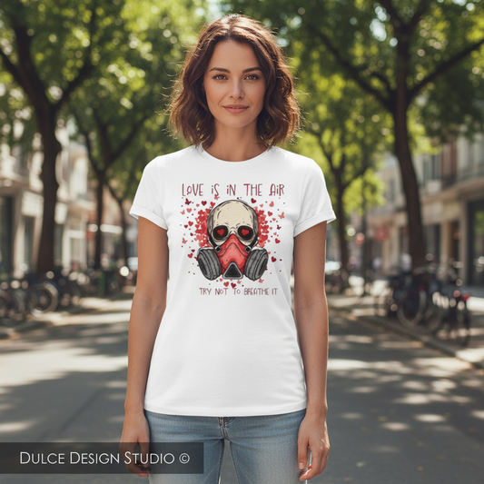 Love Is In The Air Female Model Lifestyle Mockup