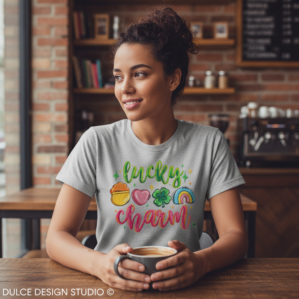 Lucky Charm Heather Gray Lifestyle