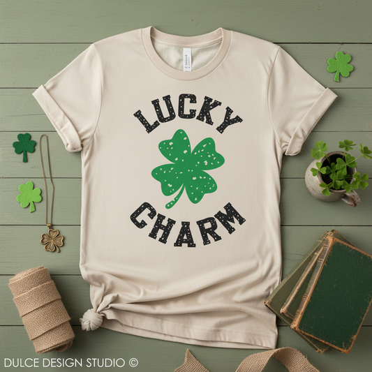 Lucky Charm Natural Flat Lay