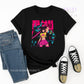 Mecha Muse – Neon Anime Girl Tee - Dulce Design Studio