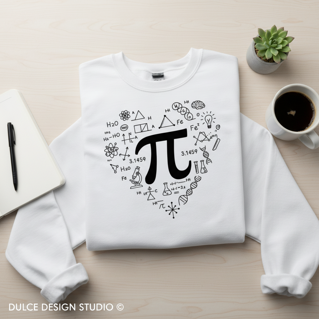 Pi Science Design Flat Lay Mockup