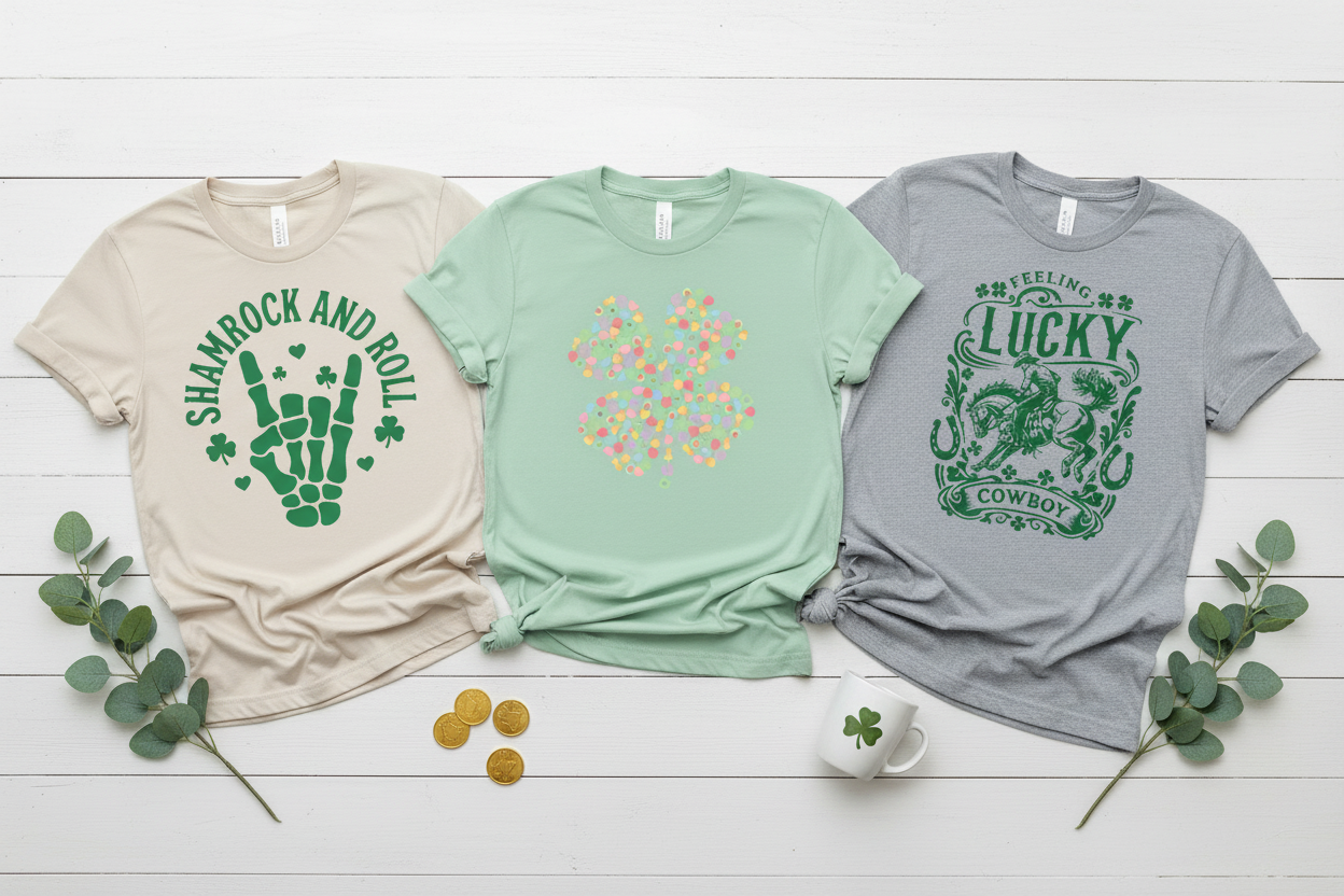 St. Patrick's Day Flat Lay Hero Banner