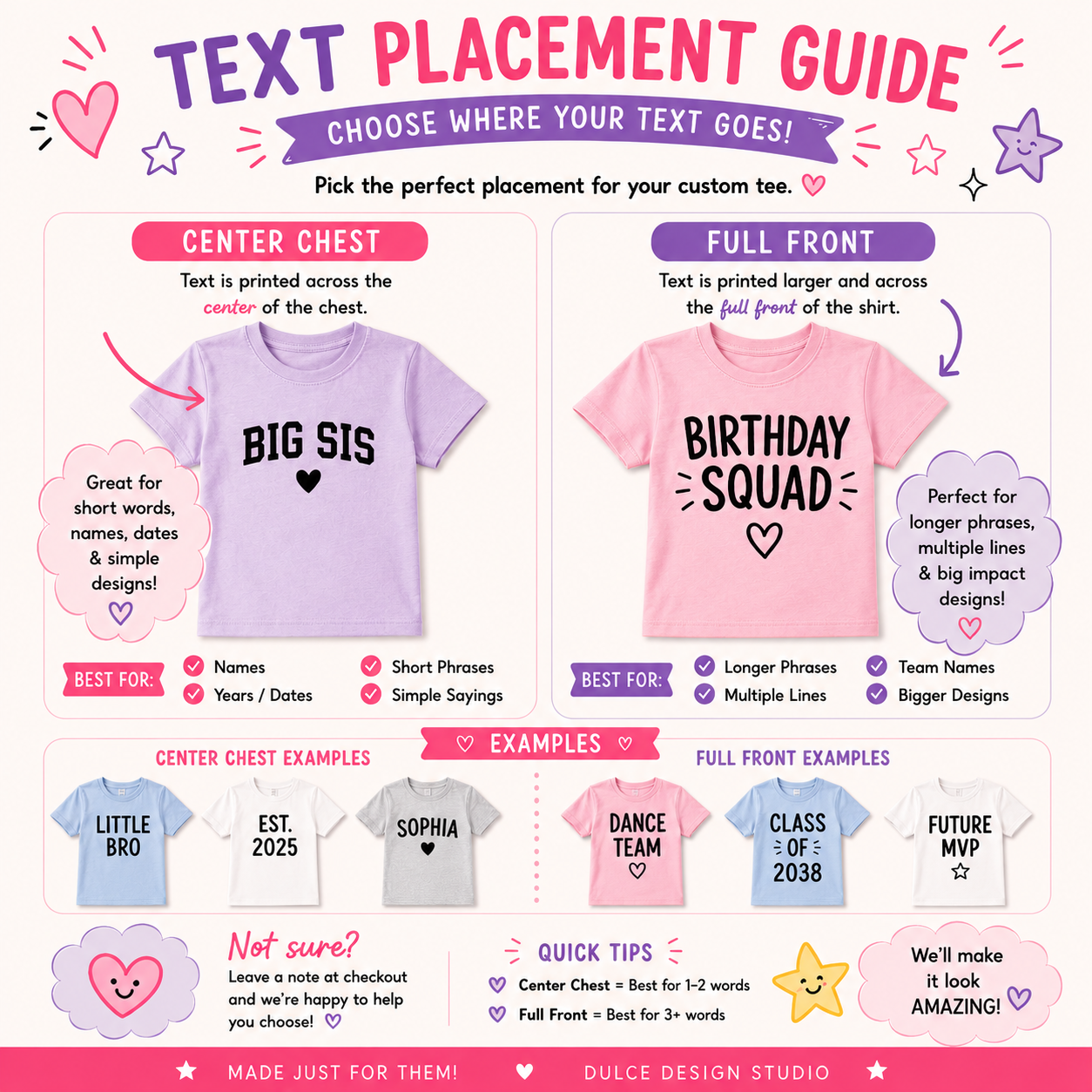 Custom Youth Shirt – Add Your Own Text Tee