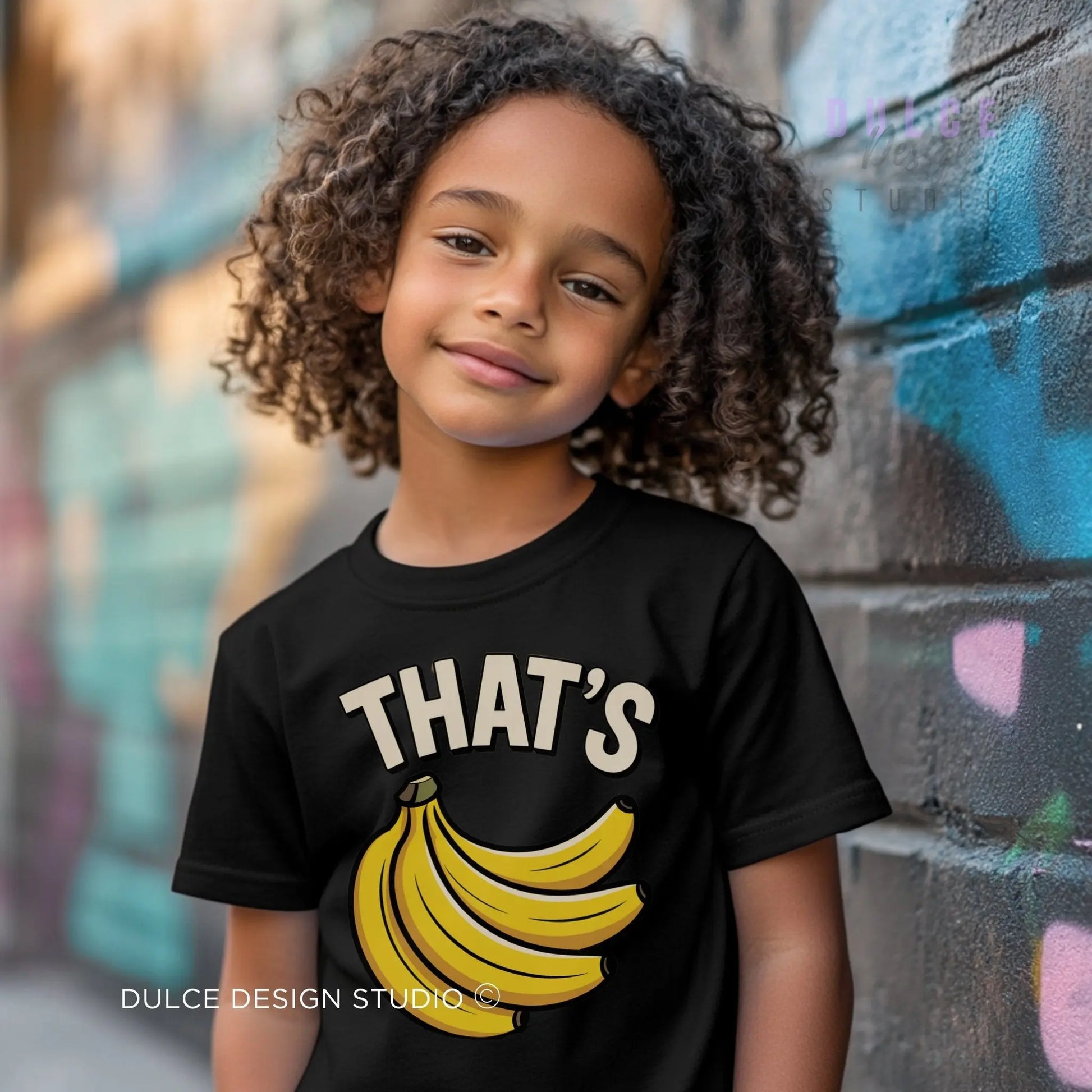 That’s Bananas – Funny Fruit Youth Tee - Dulce Design Studio