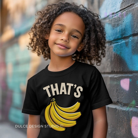 That’s Bananas – Funny Fruit Youth Tee - Dulce Design Studio
