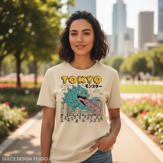 Tokyo Monster Lifestyle Mockup - Realistic Size