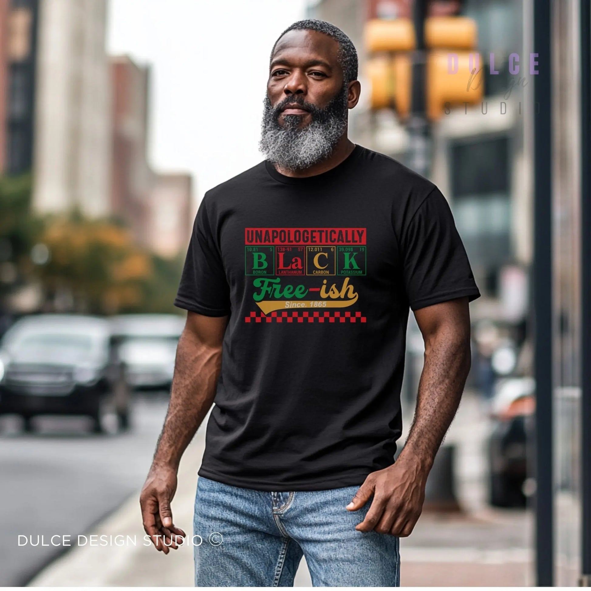 Unapologetically Black – Free-ish Since 1865 Tee - Dulce Design Studio